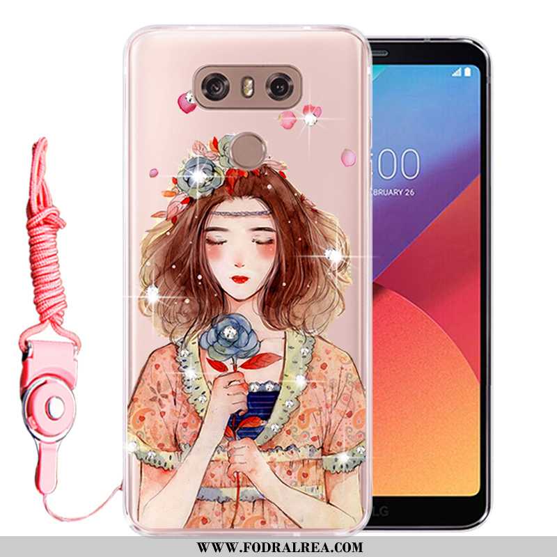 Skal Lg G6 Skydd Silikon Fallskydd, Fodral Lg G6 Strass Rosa