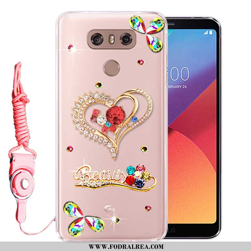 Skal Lg G6 Skydd Silikon Fallskydd, Fodral Lg G6 Strass Rosa