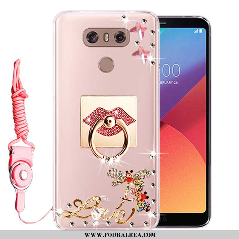 Skal Lg G6 Skydd Silikon Fallskydd, Fodral Lg G6 Strass Rosa