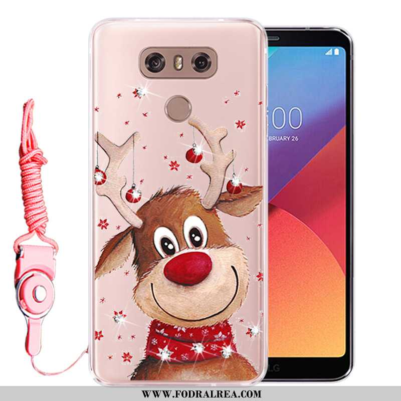 Skal Lg G6 Skydd Silikon Fallskydd, Fodral Lg G6 Strass Rosa