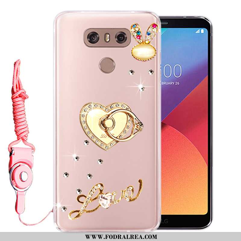 Skal Lg G6 Skydd Silikon Fallskydd, Fodral Lg G6 Strass Rosa