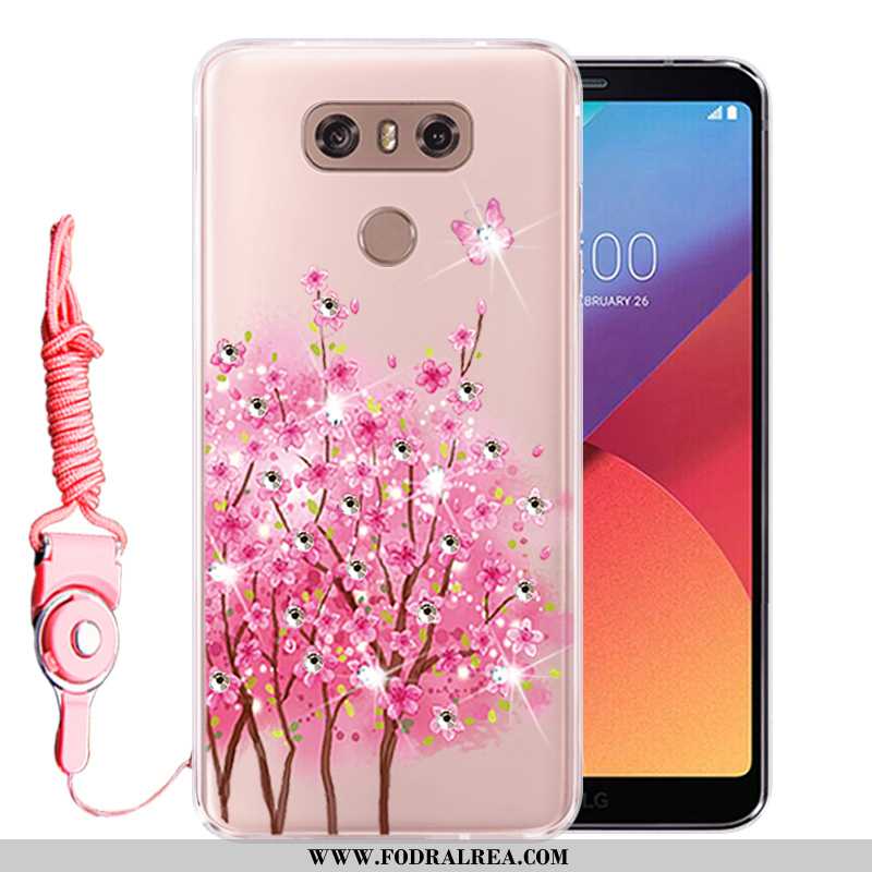 Skal Lg G6 Skydd Silikon Fallskydd, Fodral Lg G6 Strass Rosa