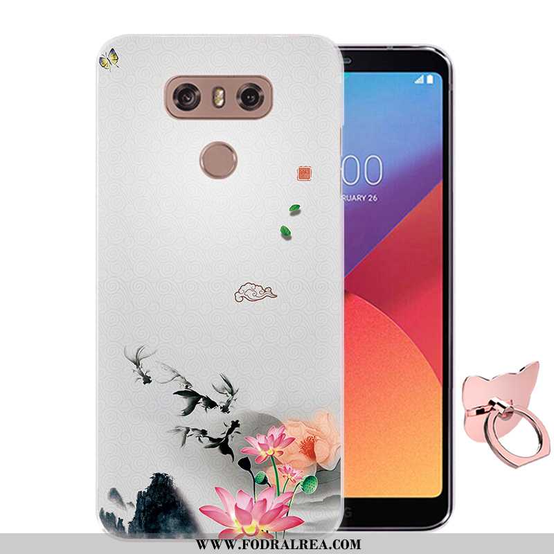 Skal Lg G6 Tecknat Fodral Fallskydd, Lg G6 Mjuk Mobil Telefon Rosa