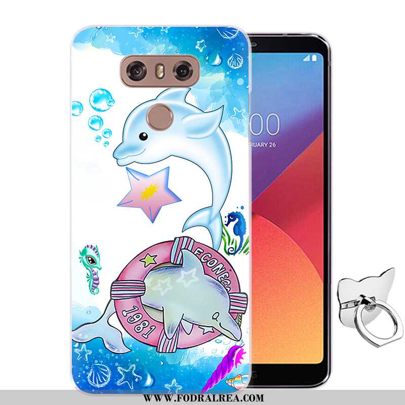 Skal Lg G6 Tecknat Fodral Fallskydd, Lg G6 Mjuk Mobil Telefon Rosa