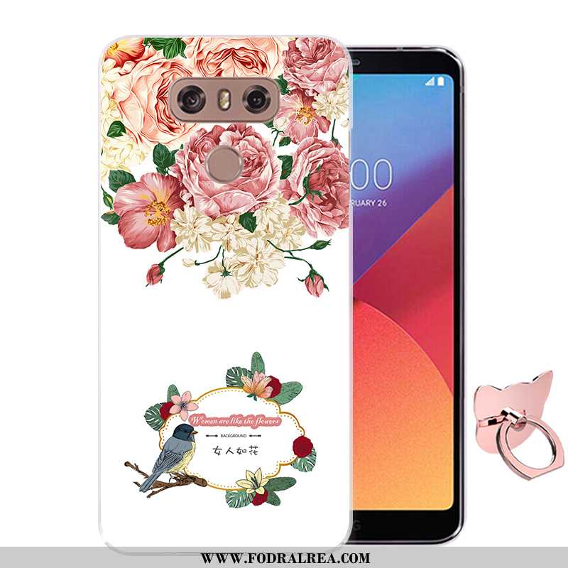 Skal Lg G6 Tecknat Fodral Fallskydd, Lg G6 Mjuk Mobil Telefon Rosa