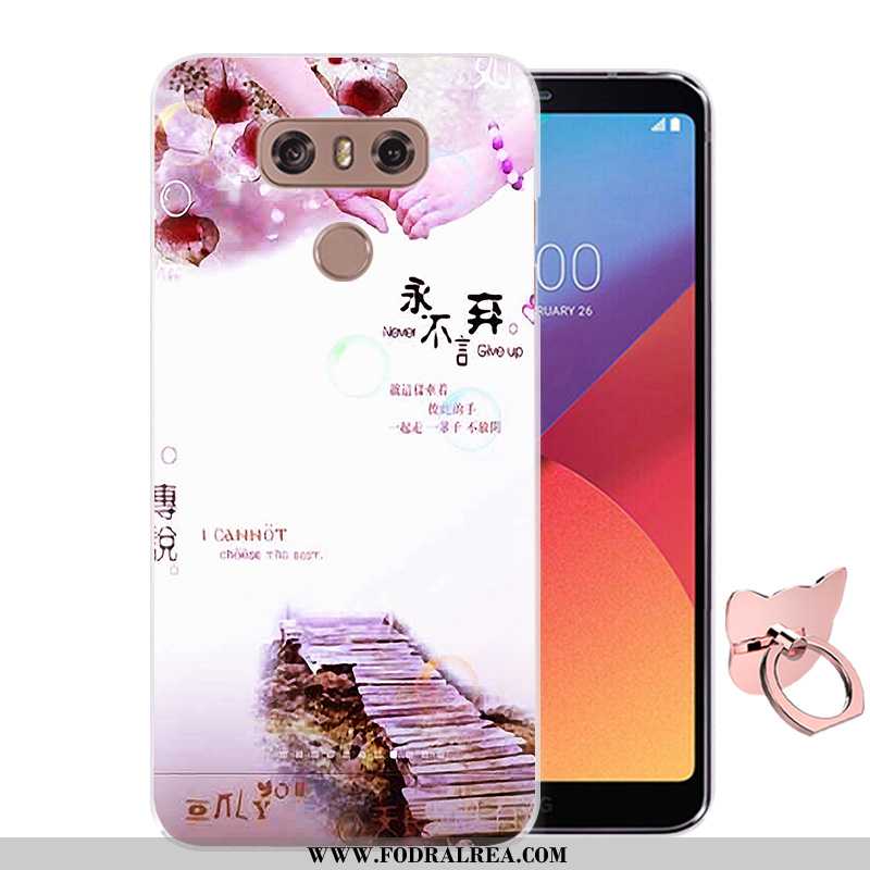 Skal Lg G6 Tecknat Fodral Fallskydd, Lg G6 Mjuk Mobil Telefon Rosa