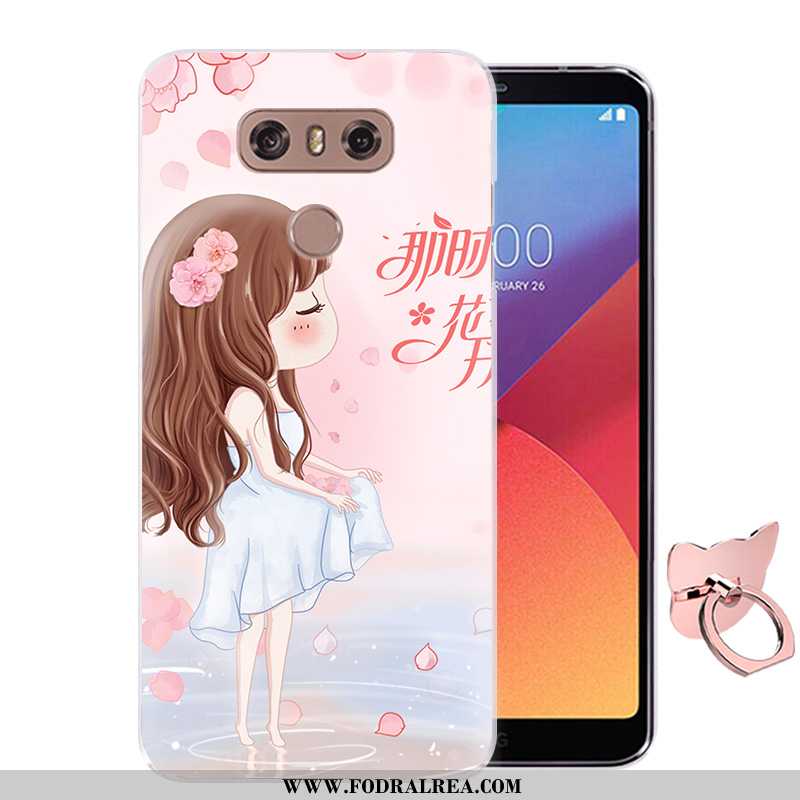 Skal Lg G6 Tecknat Fodral Fallskydd, Lg G6 Mjuk Mobil Telefon Rosa