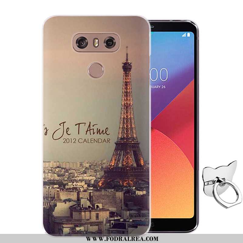 Skal Lg G6 Tecknat Fodral Fallskydd, Lg G6 Mjuk Mobil Telefon Rosa