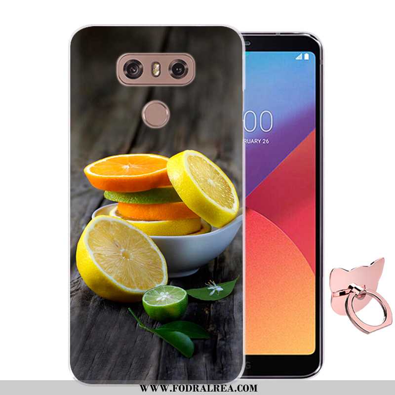 Skal Lg G6 Tecknat Fodral Fallskydd, Lg G6 Mjuk Mobil Telefon Rosa