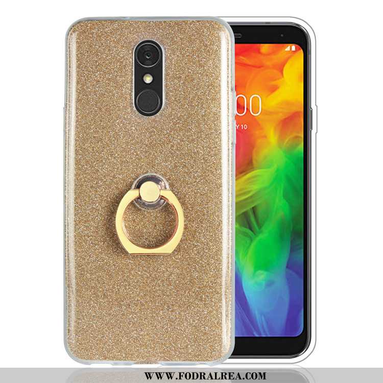 Skal Lg Q7 Silikon Fodral Fallskydd, Lg Q7 Mjuk Mobil Telefon Guld