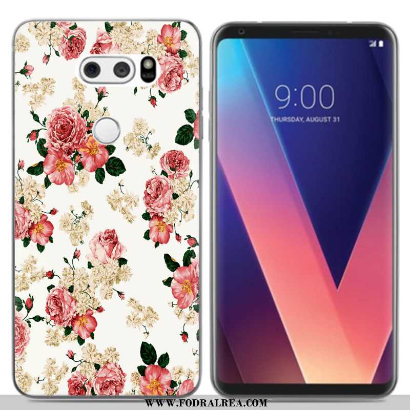 Skal Lg V30 Kreativa Mobil Telefon Silikon, Fodral Lg V30 Tecknat Svarta