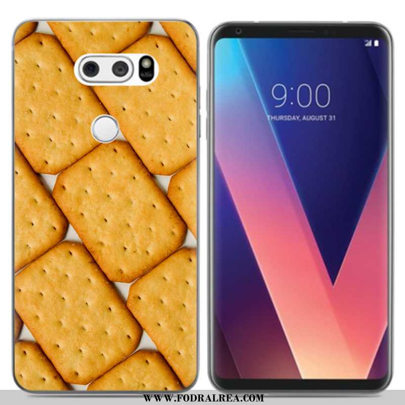 Skal Lg V30 Kreativa Mobil Telefon Silikon, Fodral Lg V30 Tecknat Svarta