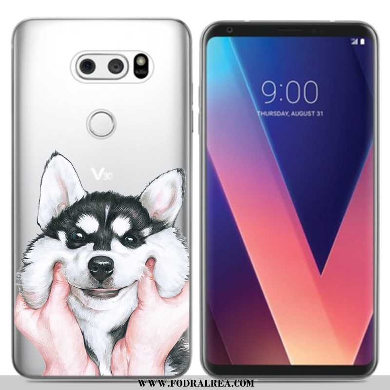 Skal Lg V30 Kreativa Mobil Telefon Silikon, Fodral Lg V30 Tecknat Svarta