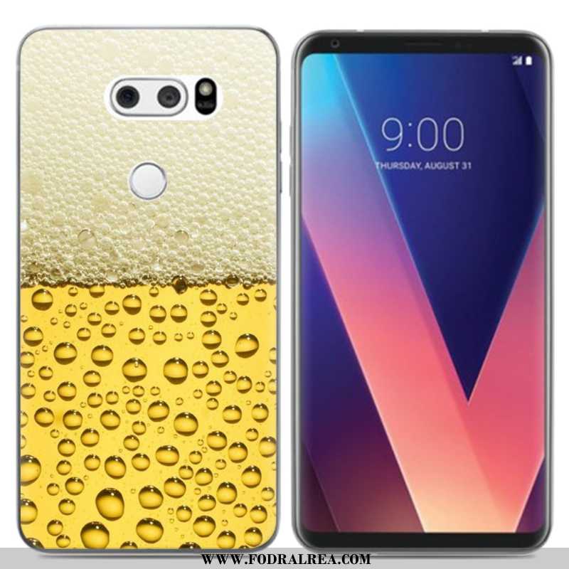 Skal Lg V30 Kreativa Mobil Telefon Silikon, Fodral Lg V30 Tecknat Svarta