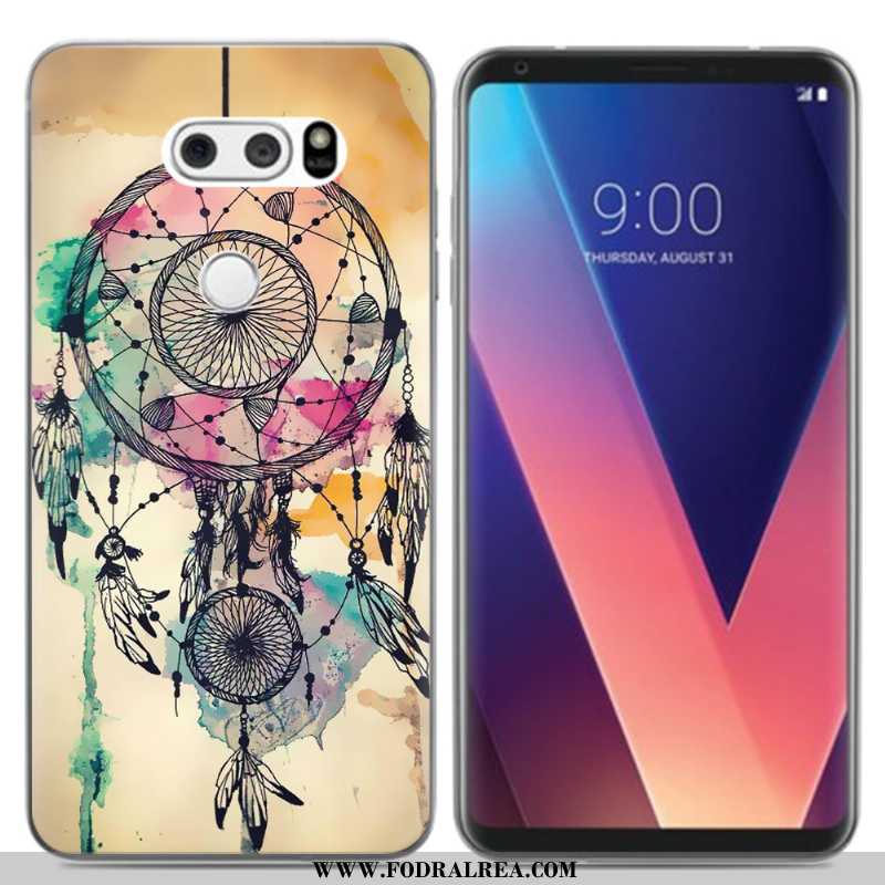 Skal Lg V30 Kreativa Mobil Telefon Silikon, Fodral Lg V30 Tecknat Svarta