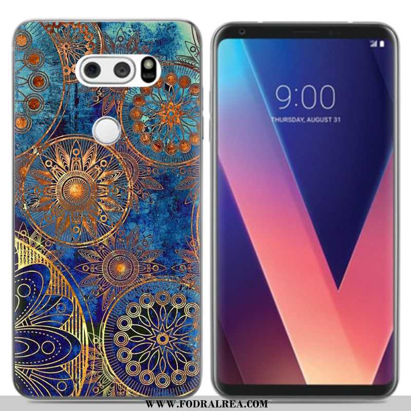 Skal Lg V30 Kreativa Mobil Telefon Silikon, Fodral Lg V30 Tecknat Svarta