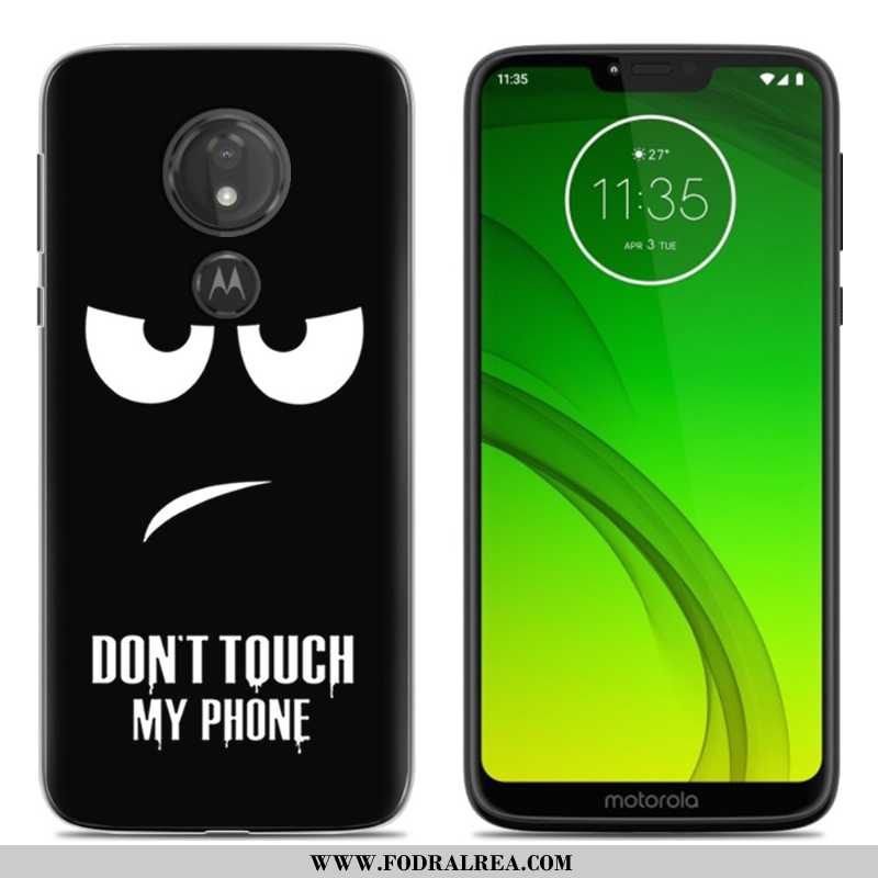 Skal Moto G7 Power Silikon Mobil Telefon Trend, Fodral Moto G7 Power Personlighet Blå