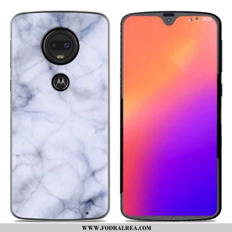 Skal Moto G7 Silikonskal Tecknat Kreativa, Fodral Moto G7 Personlighet Mobil Telefon Rosa