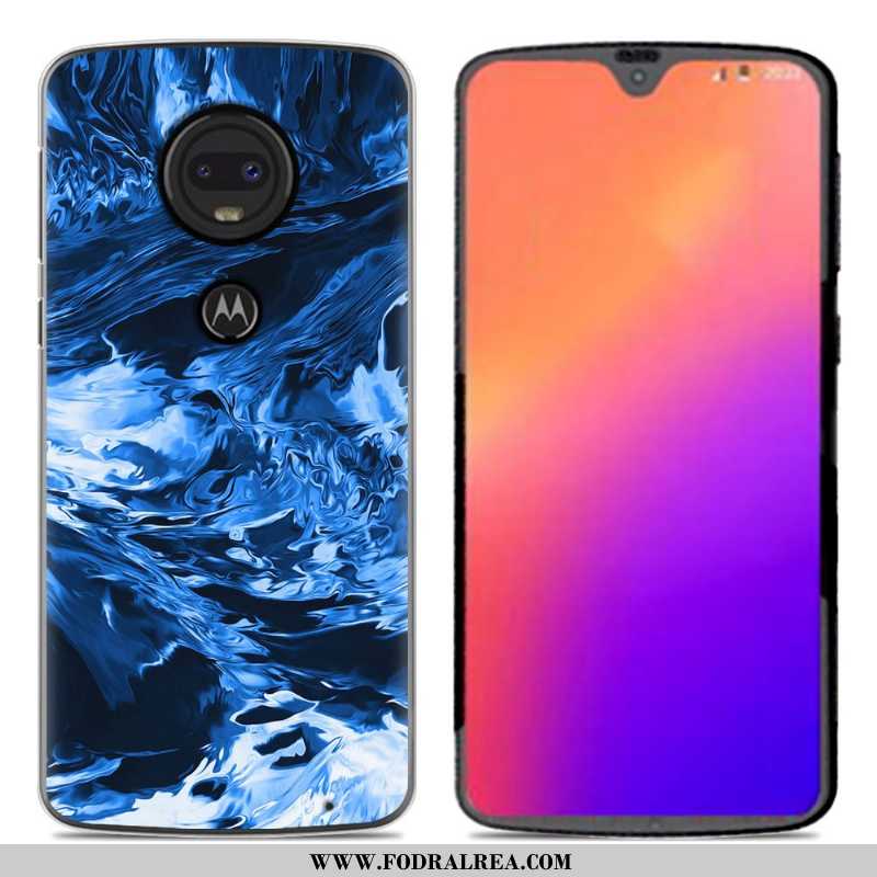 Skal Moto G7 Silikonskal Tecknat Kreativa, Fodral Moto G7 Personlighet Mobil Telefon Rosa