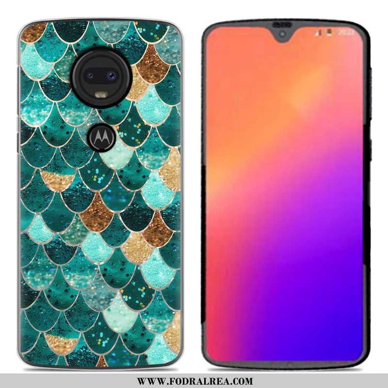 Skal Moto G7 Silikonskal Tecknat Kreativa, Fodral Moto G7 Personlighet Mobil Telefon Rosa