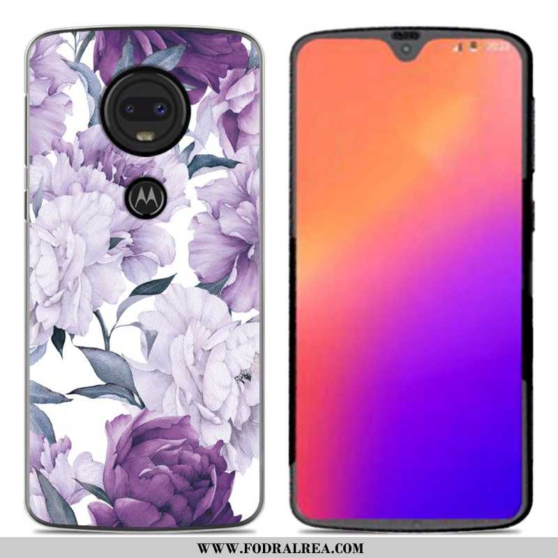 Skal Moto G7 Silikonskal Tecknat Kreativa, Fodral Moto G7 Personlighet Mobil Telefon Rosa