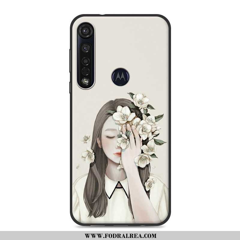 Skal Moto G8 Plus Mjuk Mobil Telefon Fodral, Fodral Moto G8 Plus All Inclusive Rosa