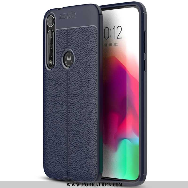 Skal Moto G8 Plus Silikon Mobil Telefon Röd, Fodral Moto G8 Plus Skydd Enkel Röd