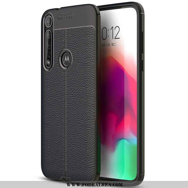 Skal Moto G8 Plus Silikon Mobil Telefon Röd, Fodral Moto G8 Plus Skydd Enkel Röd