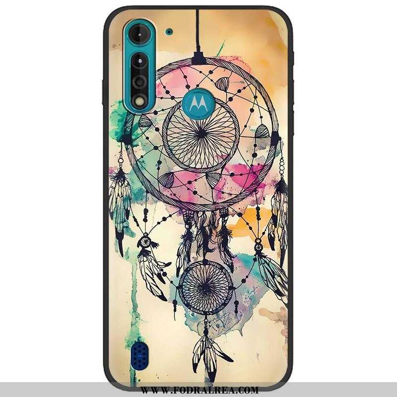 Skal Moto G8 Power Lite Mjuk Pu Mobil Telefon, Fodral Moto G8 Power Lite Nubuck Tecknat Camouflage