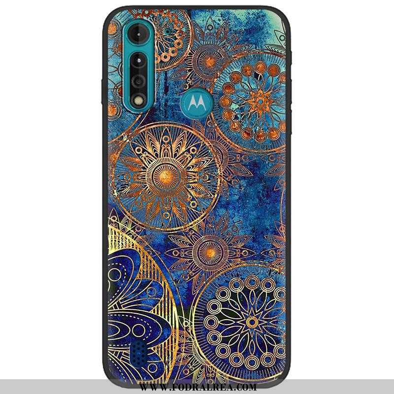 Skal Moto G8 Power Lite Mjuk Pu Mobil Telefon, Fodral Moto G8 Power Lite Nubuck Tecknat Camouflage