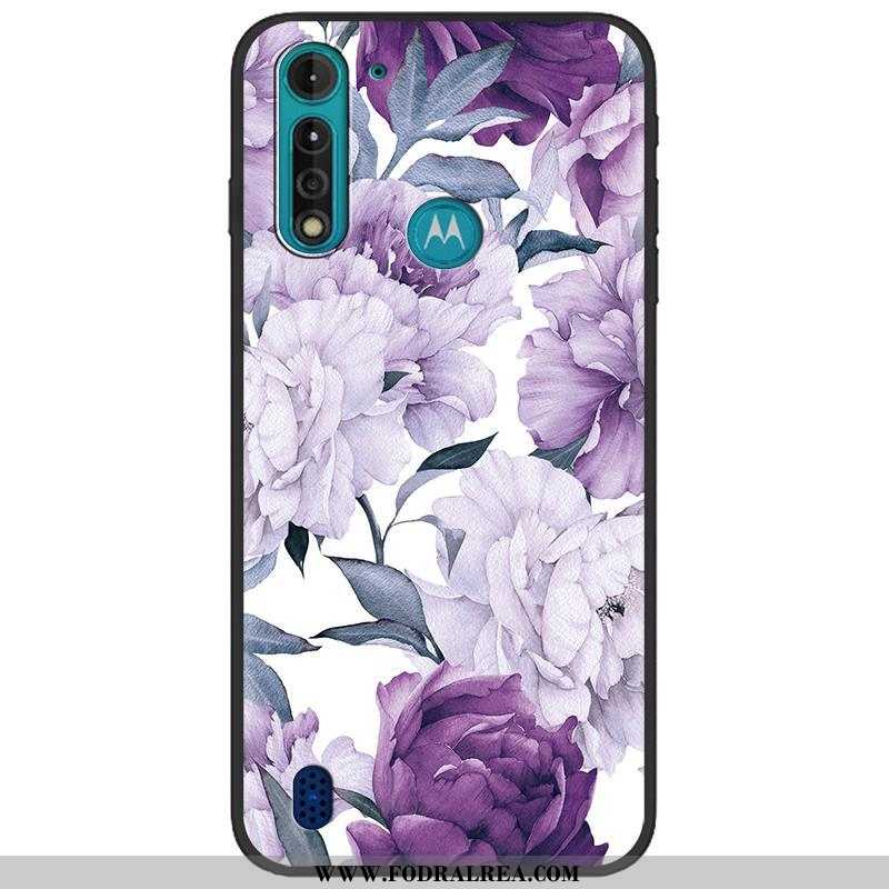 Skal Moto G8 Power Lite Mjuk Pu Mobil Telefon, Fodral Moto G8 Power Lite Nubuck Tecknat Camouflage