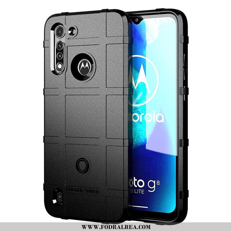 Skal Moto G8 Power Lite Silikon Fallskydd, Fodral Moto G8 Power Lite Skydd Grön