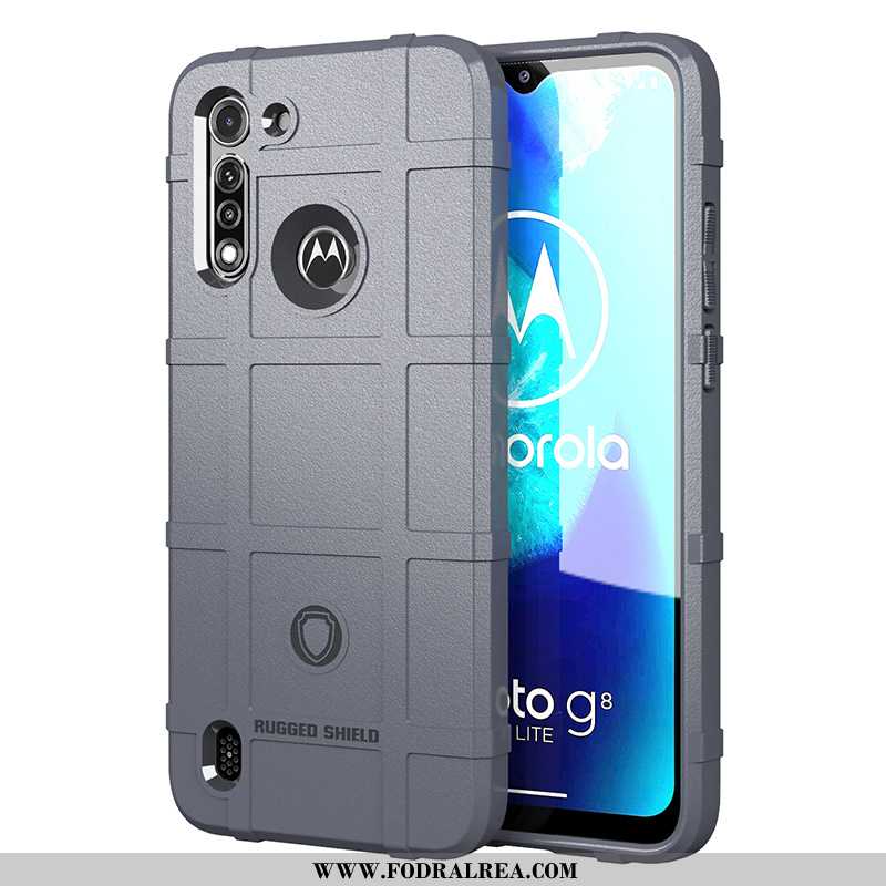 Skal Moto G8 Power Lite Silikon Fallskydd, Fodral Moto G8 Power Lite Skydd Grön