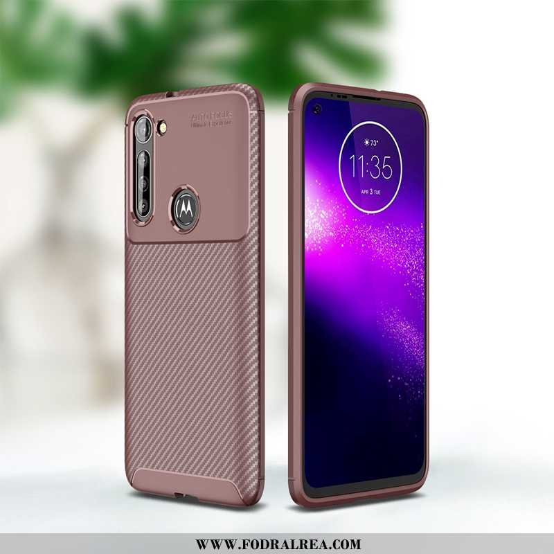 Skal Moto G8 Power Mjuk Skydd Fallskydd, Fodral Moto G8 Power Skärmskydd Film Svarta