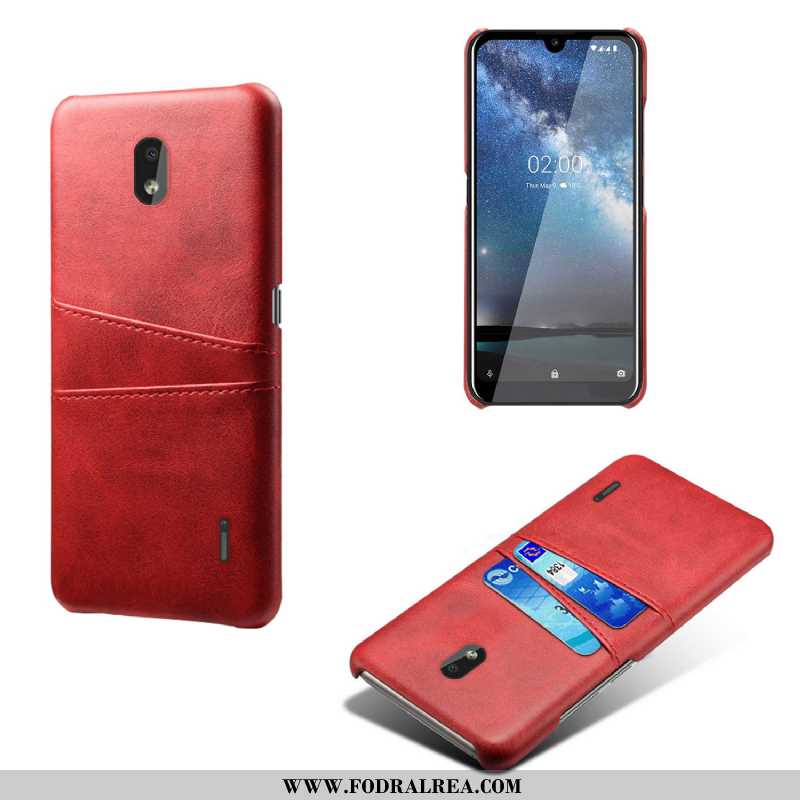 Skal Nokia 2.2 Läder Fodral, Fodral Nokia 2.2 Trend Kort Rosa