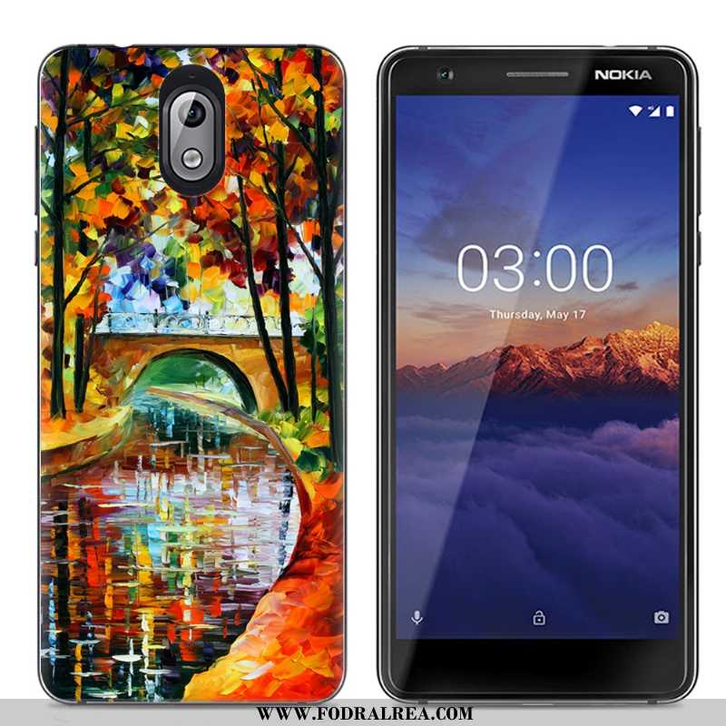 Skal Nokia 3.1 Mjuk Tecknat Trend, Fodral Nokia 3.1 Skydd Färg