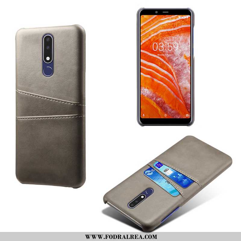 Skal Nokia 3.1 Plus Skydd Fodral Skal, Nokia 3.1 Plus Kort Brun