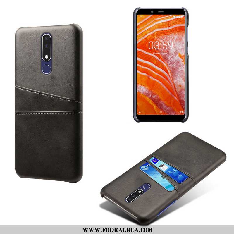 Skal Nokia 3.1 Plus Skydd Fodral Skal, Nokia 3.1 Plus Kort Brun