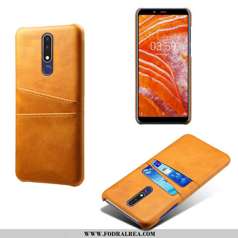 Skal Nokia 3.1 Plus Skydd Fodral Skal, Nokia 3.1 Plus Kort Brun