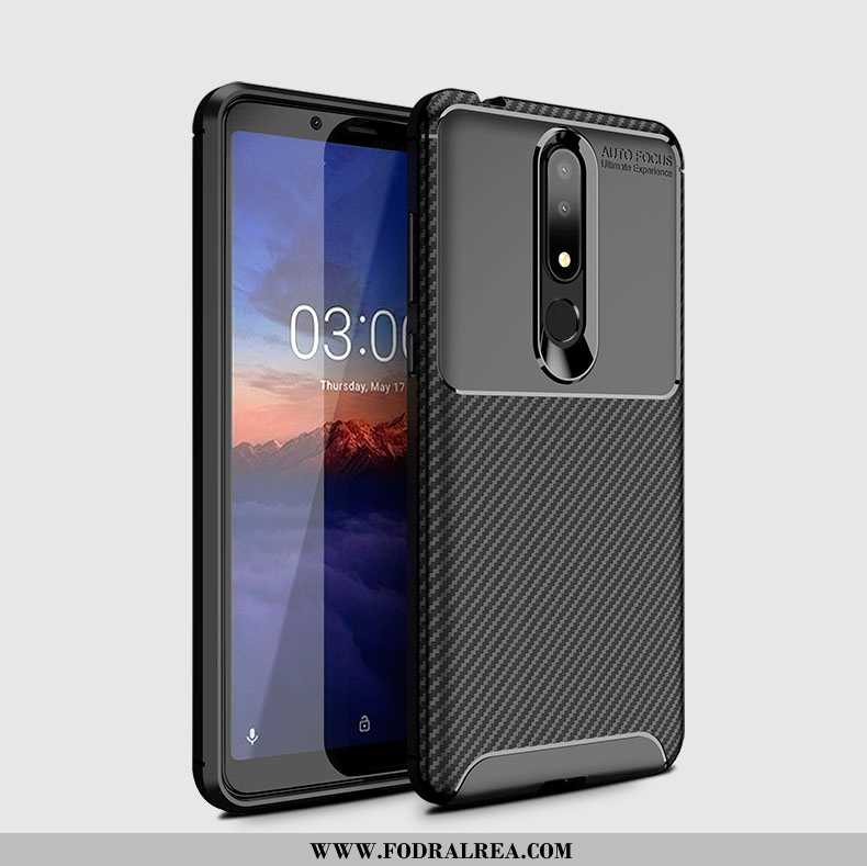 Skal Nokia 3.1 Plus Skydd Silikon Student, Fodral Nokia 3.1 Plus Trend Business Brun