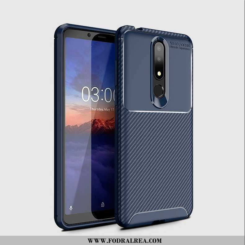 Skal Nokia 3.1 Plus Skydd Silikon Student, Fodral Nokia 3.1 Plus Trend Business Brun