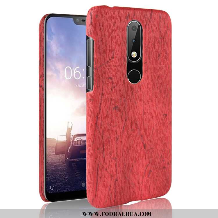 Skal Nokia 5.1 Plus Skydd Mobil Telefon Fallskydd, Fodral Nokia 5.1 Plus Mönster Hård Bruna