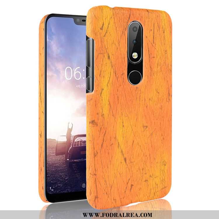 Skal Nokia 5.1 Plus Skydd Mobil Telefon Fallskydd, Fodral Nokia 5.1 Plus Mönster Hård Bruna