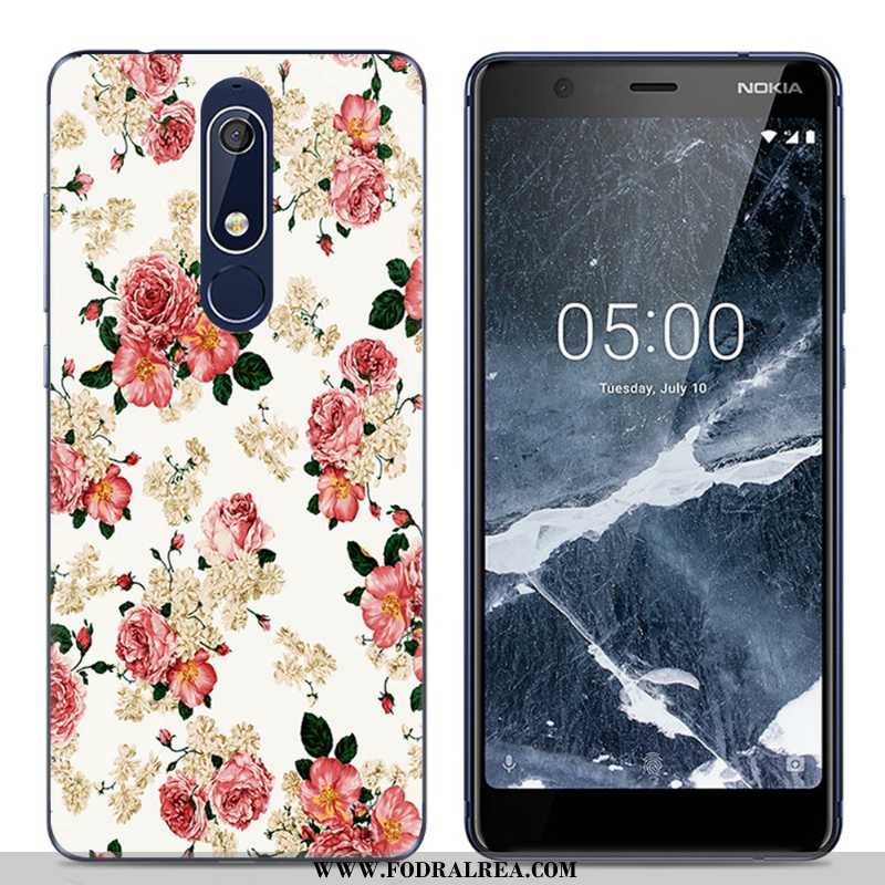 Skal Nokia 5.1 Tecknat Kreativa, Fodral Nokia 5.1 Trend Enkel Rosa