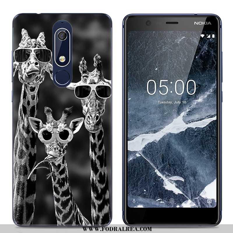 Skal Nokia 5.1 Tecknat Kreativa, Fodral Nokia 5.1 Trend Enkel Rosa