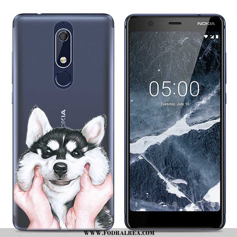 Skal Nokia 5.1 Tecknat Kreativa, Fodral Nokia 5.1 Trend Enkel Rosa