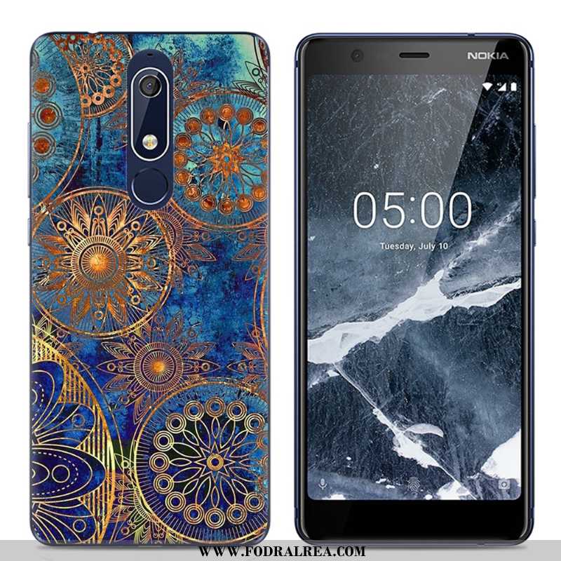 Skal Nokia 5.1 Tecknat Kreativa, Fodral Nokia 5.1 Trend Enkel Rosa