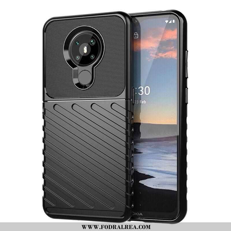 Skal Nokia 5.3 Fallskydd Mobil Telefon Svart, Fodral Nokia 5.3 Bakre Omslag Svarta