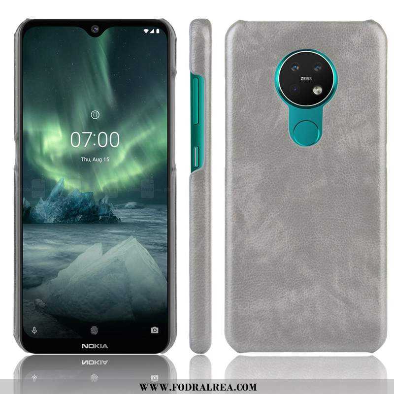 Skal Nokia 6.2 Tunn Hård Nubuck, Fodral Nokia 6.2 Skydd Super Bruna