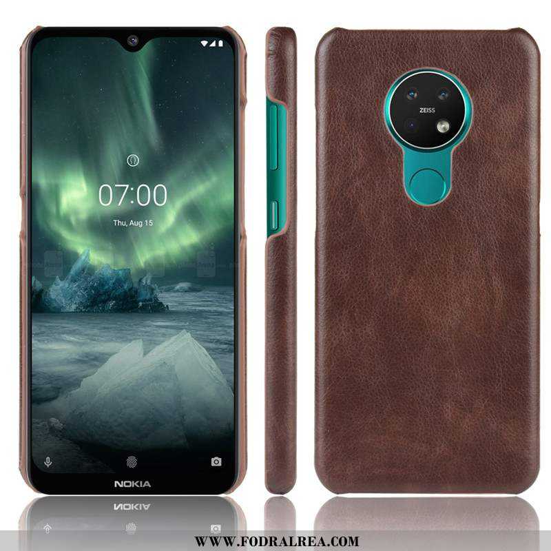 Skal Nokia 6.2 Tunn Hård Nubuck, Fodral Nokia 6.2 Skydd Super Bruna